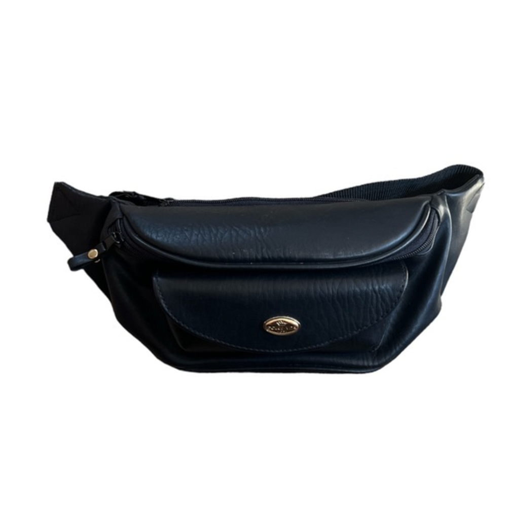 Black Fanny Pack‎ Belt Bag with Pockets NWOT